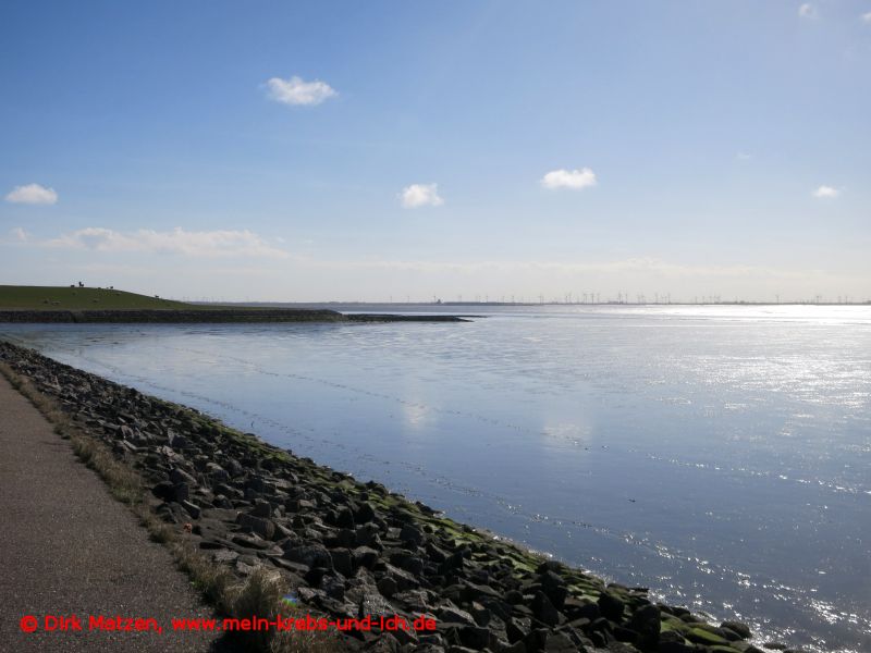 Radweg an der Nordsee